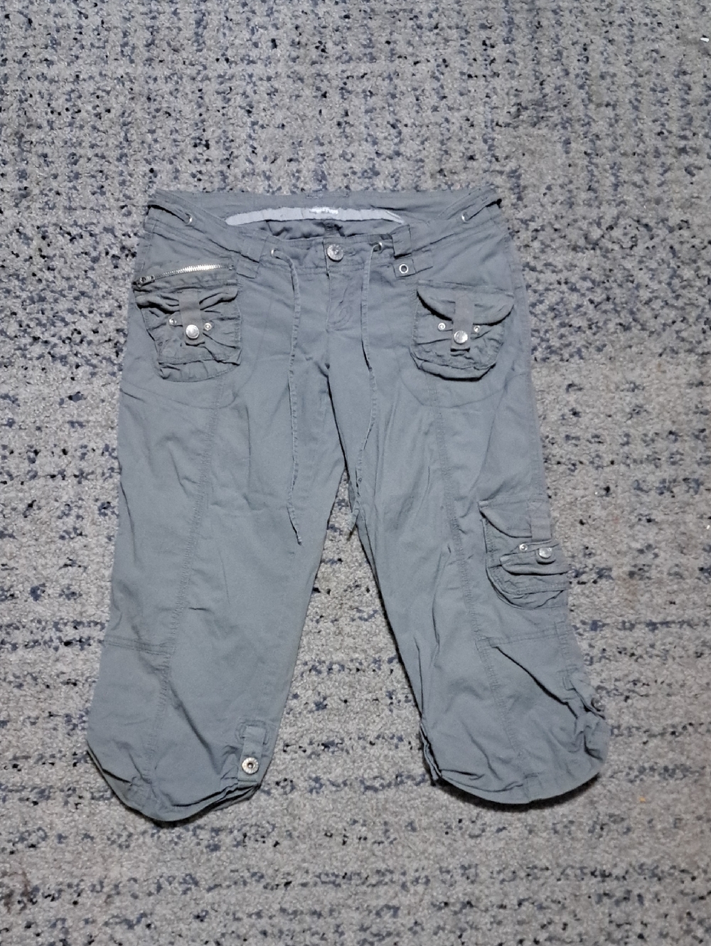 Garage Gray Cargo Capris